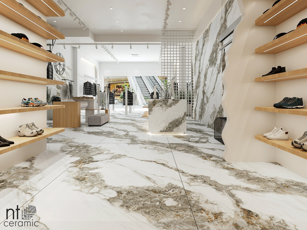 NT Ceramic Atlas Home Bianco Struttura 120x270