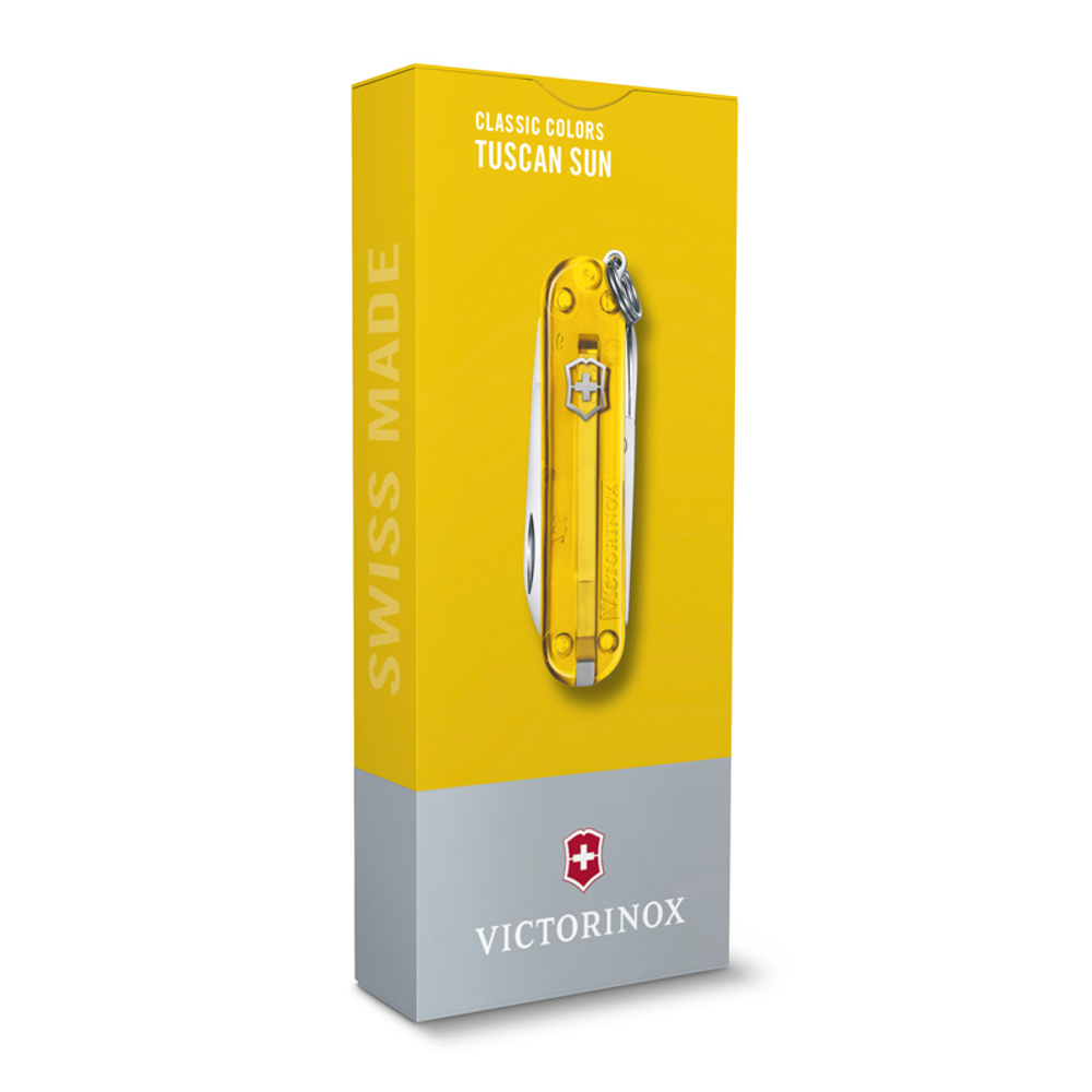 Нож-брелок Victorinox Classic SD Colors, 58 мм, 7 функций, "Tuscan Sun"