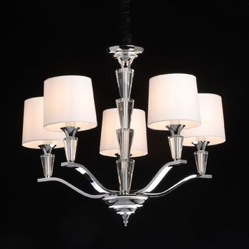 Подвесная люстра 5*Е14 386018305 хром Палермо MW-Light