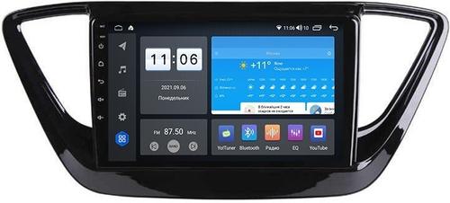 Магнитола для Hyundai Solaris 2 2017-2022, Solaris HS 2024+ - ZX490R9-7862 Android 10, Быстрая, SIM-слот