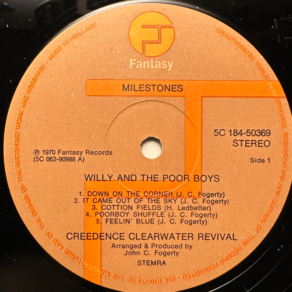Creedence - Cosmo's Factory / Willy And The Poor Boys 2LP (Голландия)