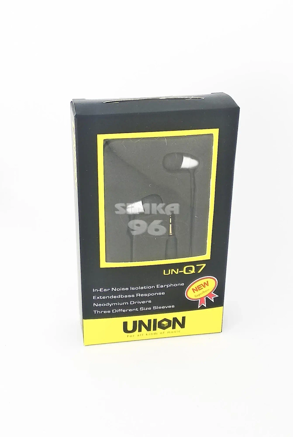 Наушники Union UN-Q7 вакуумные с микрофоном