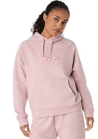 Женская Кофта теннисная Asics Logo Fleece Pullover - morganite