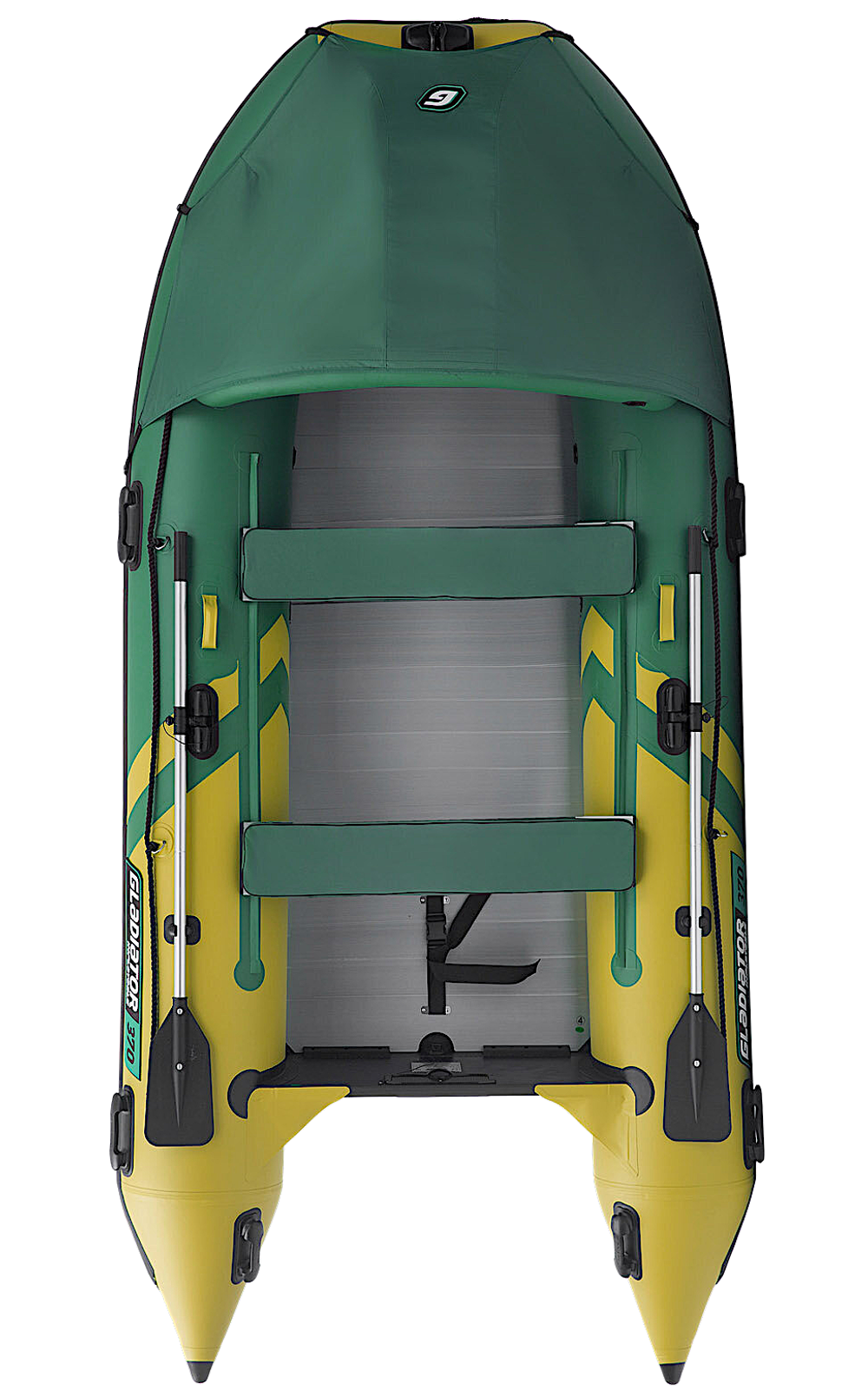 Лодка ПВХ Gladiator Active C370AL с алюминиевым полом -