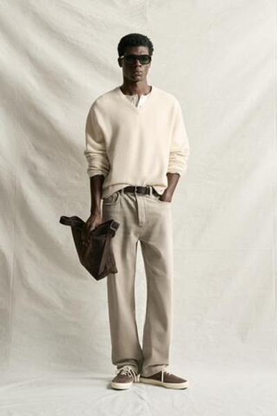 ДЖИНСЫ STRAIGHT ДЛИНОЙ ДО ЩИКОЛОТКИ — ZARA · 5585/352