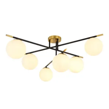 Потолочная люстра 6*E14 A2224PL-6BK медный Alcor Arte Lamp