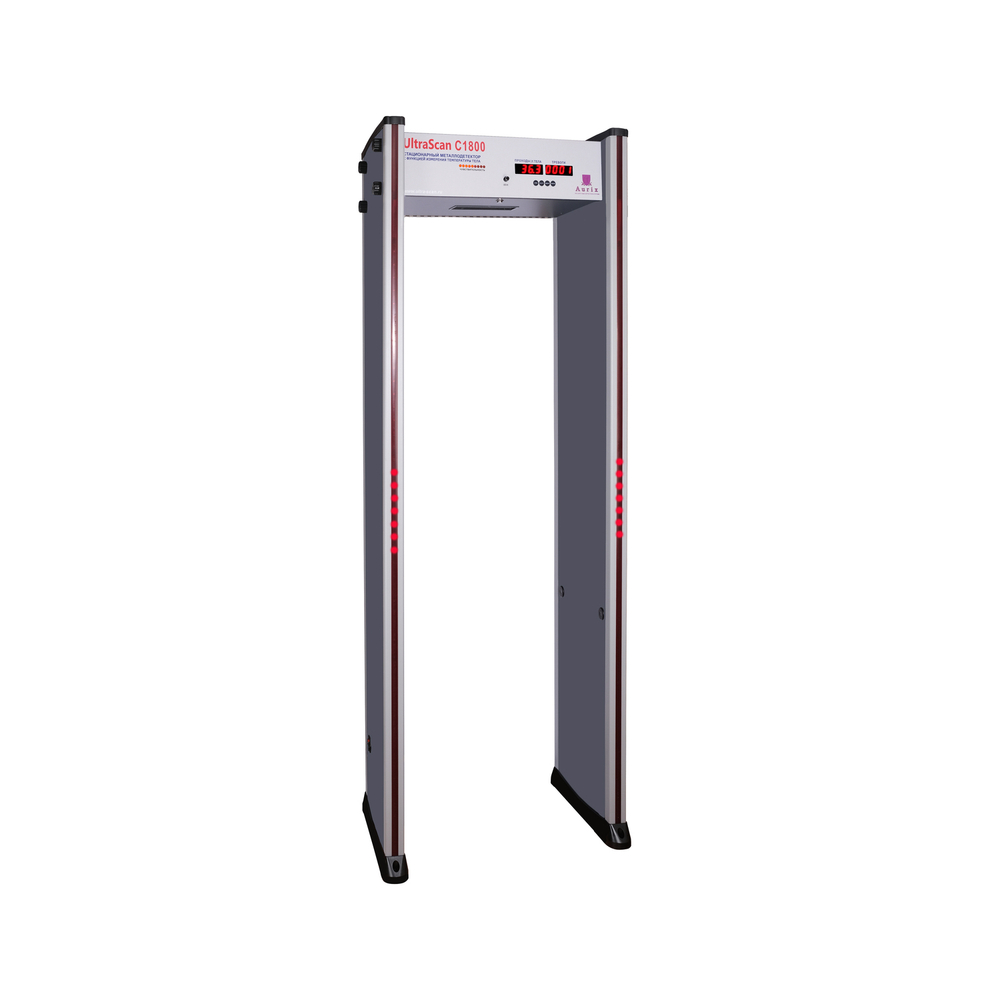 Арочный металлодетектор UltraScan C1800 серия T с измерением температуры