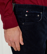 Вельветовые штаны Denton Tommy Hilfiger - темно-синий(MW0MW36696)