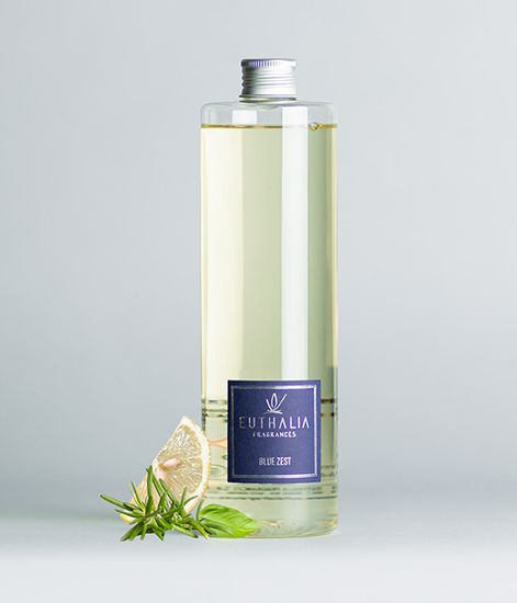 Blue Zest, наполнитель для ароматического диффузора, Euthalia Fragrances