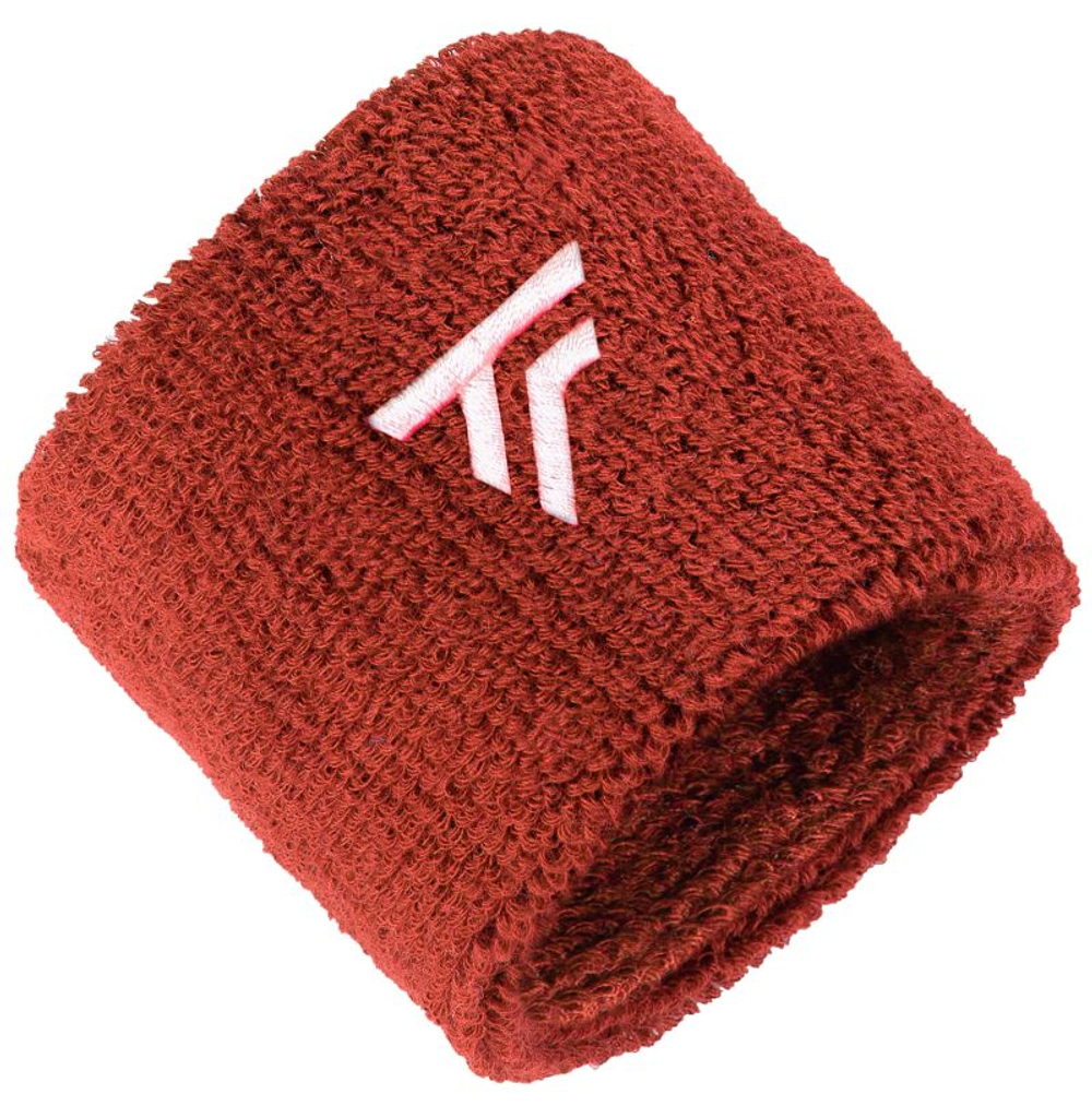 Frotka tenisowa Tecnifibre Wristband 2P - terracotta
