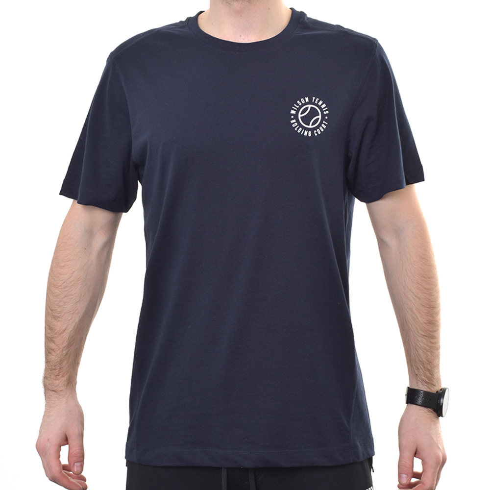 Мужская теннисная футболка Wilson Graphic T-Shirt - небесный