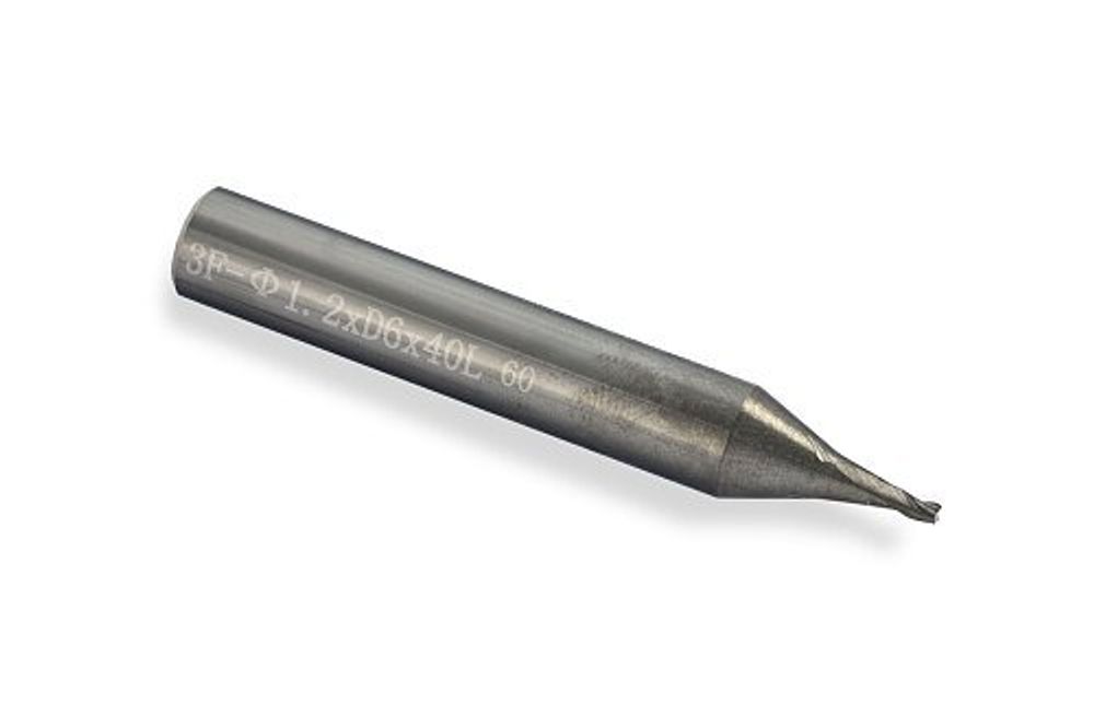 Вертик. фреза RAISE EW5512B ф1.2мм CARBIDE (ф1.2Х6Х40)  Арт.13176