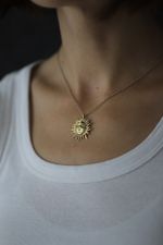 Подвеска Сияй большая позолота La Lune