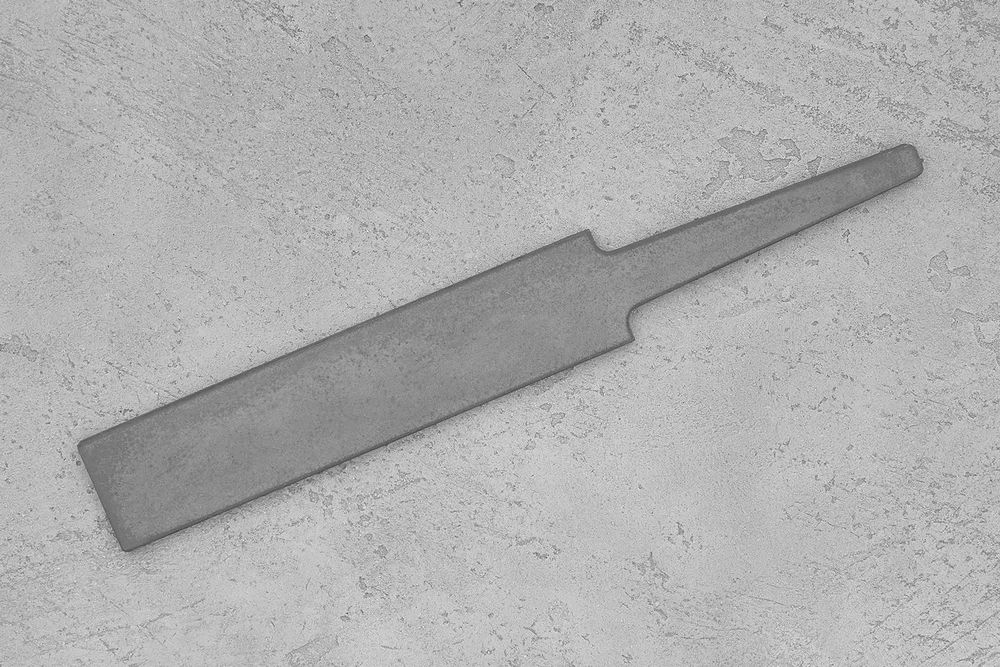Заготовка для ножа, сталь VG-10 4,2мм. Модель "Лопатка-II" с клинком до 140мм, ТО 62-63HRC