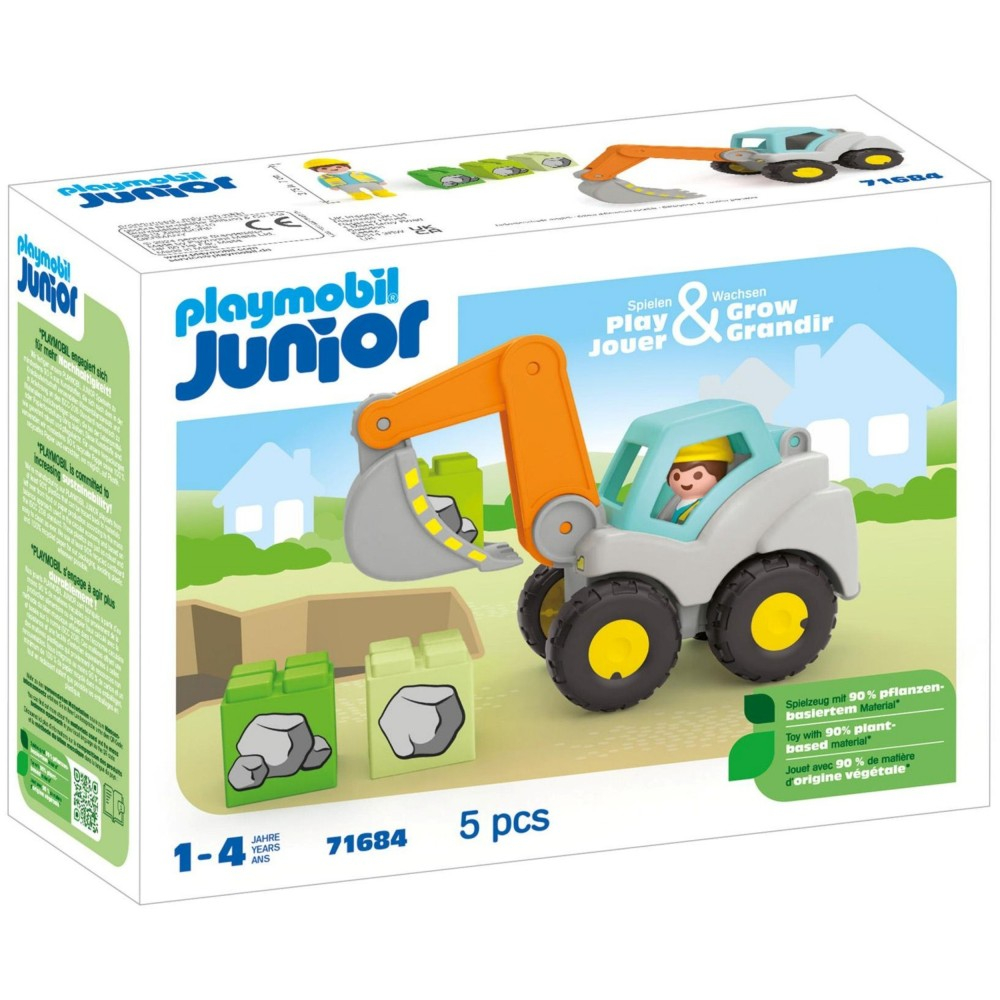 Playmobil Junior 71684 Экскаватор 5 деталей