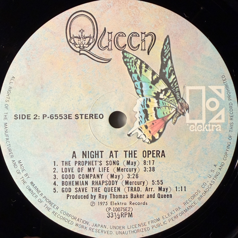 Queen ‎– A Night At The Opera (Япония 1981г.)