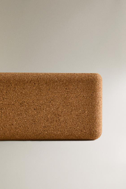 ZARA HOME ПРОБКОВЫЙ БЛОК ДЛЯ ЙОГИ, КОРИЧНЕВЫЙ