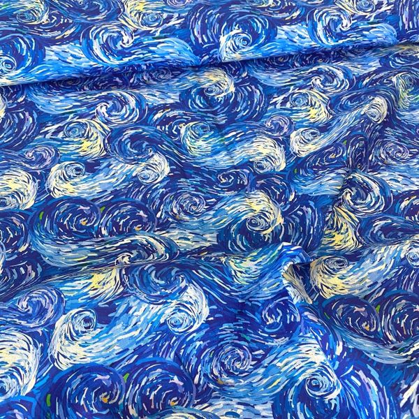 ВАН ГОГ # 5, отрез 90 см, хлопок Handmade Fabrics 1
