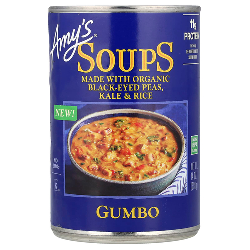 Amy's, Soups, гамбо, 398 г (14 унций)