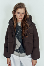 СТЕГАНЫЙ АНОРАК С КАПЮШОНОМ WATER REPELLENT WINDPROOF — ZARA