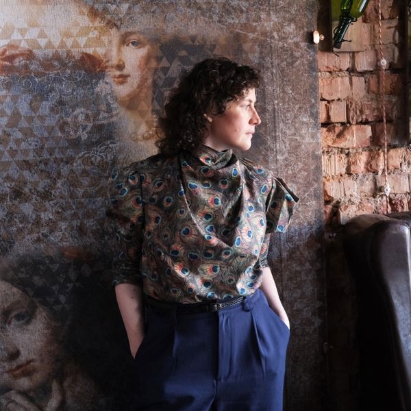 ПЕРО ПАВЛИНА, ОТРЕЗ 50 СМ, 100% хлопок Handmade Fabrics 4