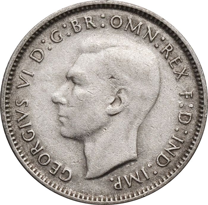 6 пенсов 1946 Австралия