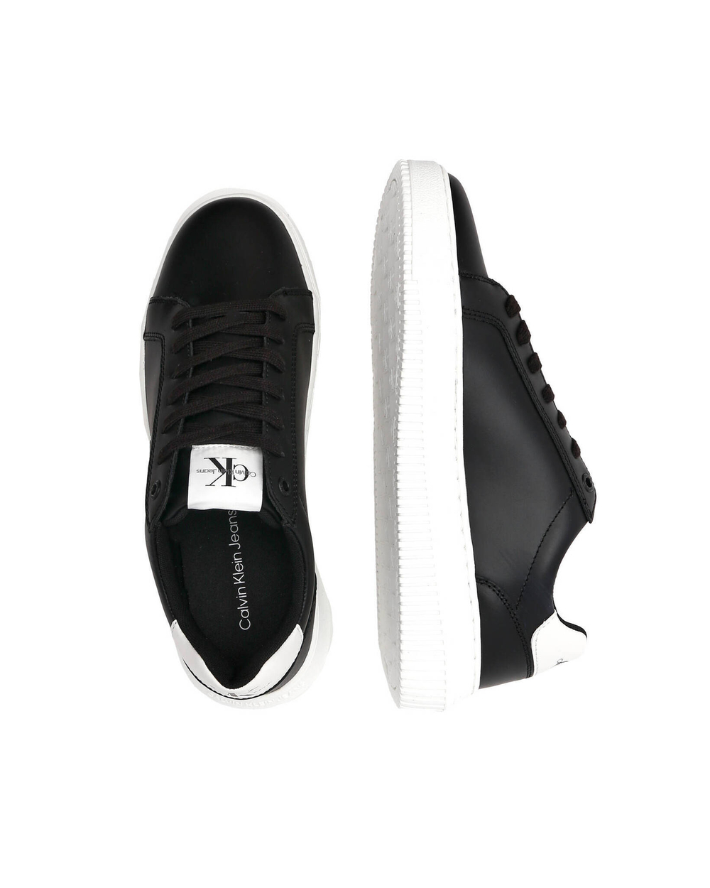 Skórzane кроссовки CHUNKY CUPSOLE MONOLOGO CALVIN KLEIN JEANS - черный(YM0YM00681)