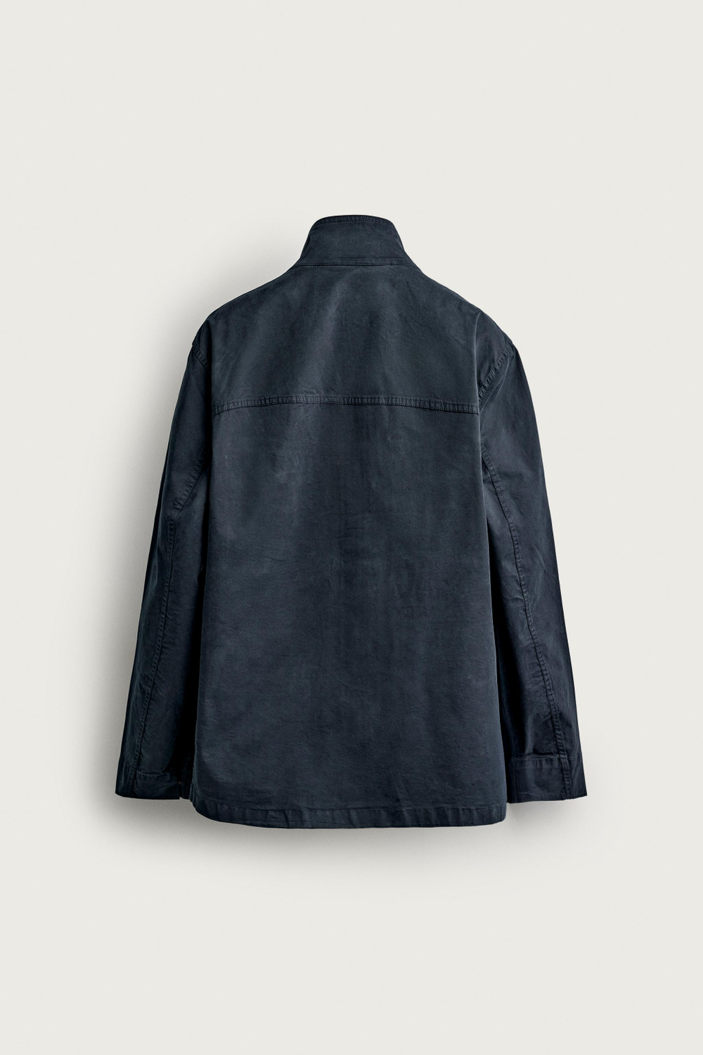 ZARA ПАРКА КЛАССИЧЕСКОГО КРОЯ С КАРМАНАМИ UTILITY, МОРСКОЙ СИНИЙ