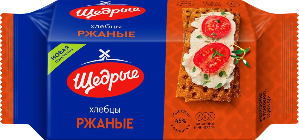 Хлебцы Щедрые ржаные 100г