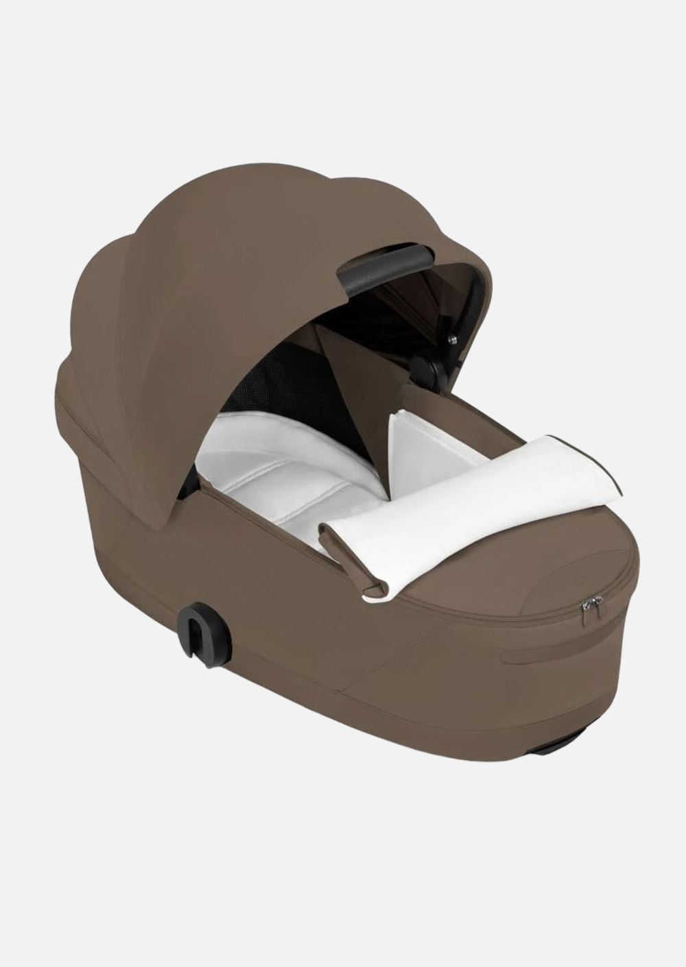 Cybex Priam 5 Style, в цвете Coconut Brown (шасси Matt Black) + автокресло Cybex Cloud T Plus