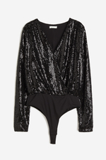 Боди с пайетками - H&M