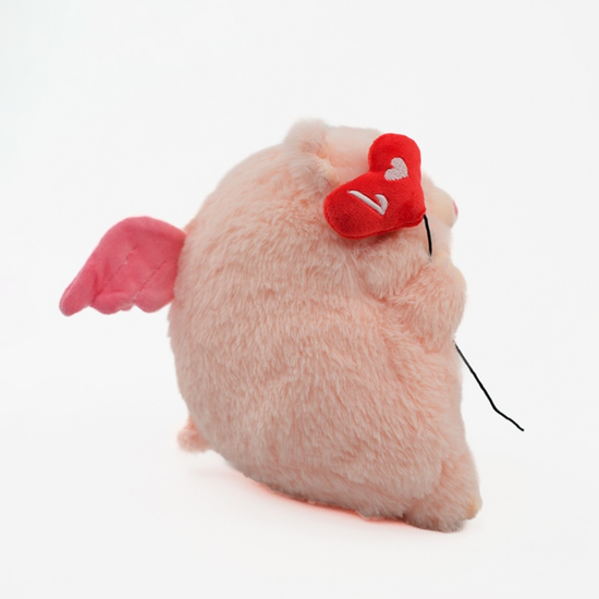 Мягкая игрушка Свинка с сердцем, 20см