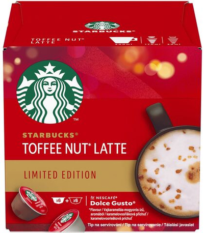 Кофе капсульный Nescafe Dolce Gusto Starbucks Latte Toffee nut, 6 порций (Германия)