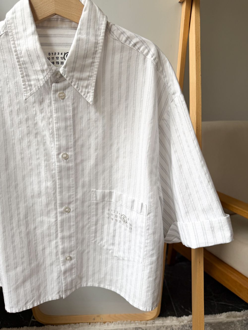 Хлопковая рубашка MM6 Maison Margiela, 152