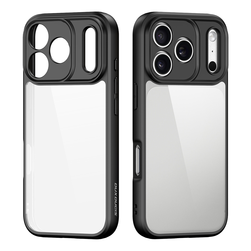 Чехол прозрачный с черными рамками для iPhone 18 Pro Max и 17 Pro Max, серия Aimo Series Case от Dux Ducis