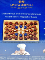 Шоколадные конфеты ассорти Lindt Champs-Elysees, молочный, темный и белый шоколад с начинкой, 469 г