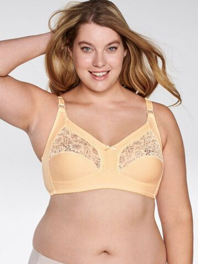 Бюстгальтер без косточек Non-Wired Soft Cup Bra (Размер: 75B) (Цвет: пудровый)