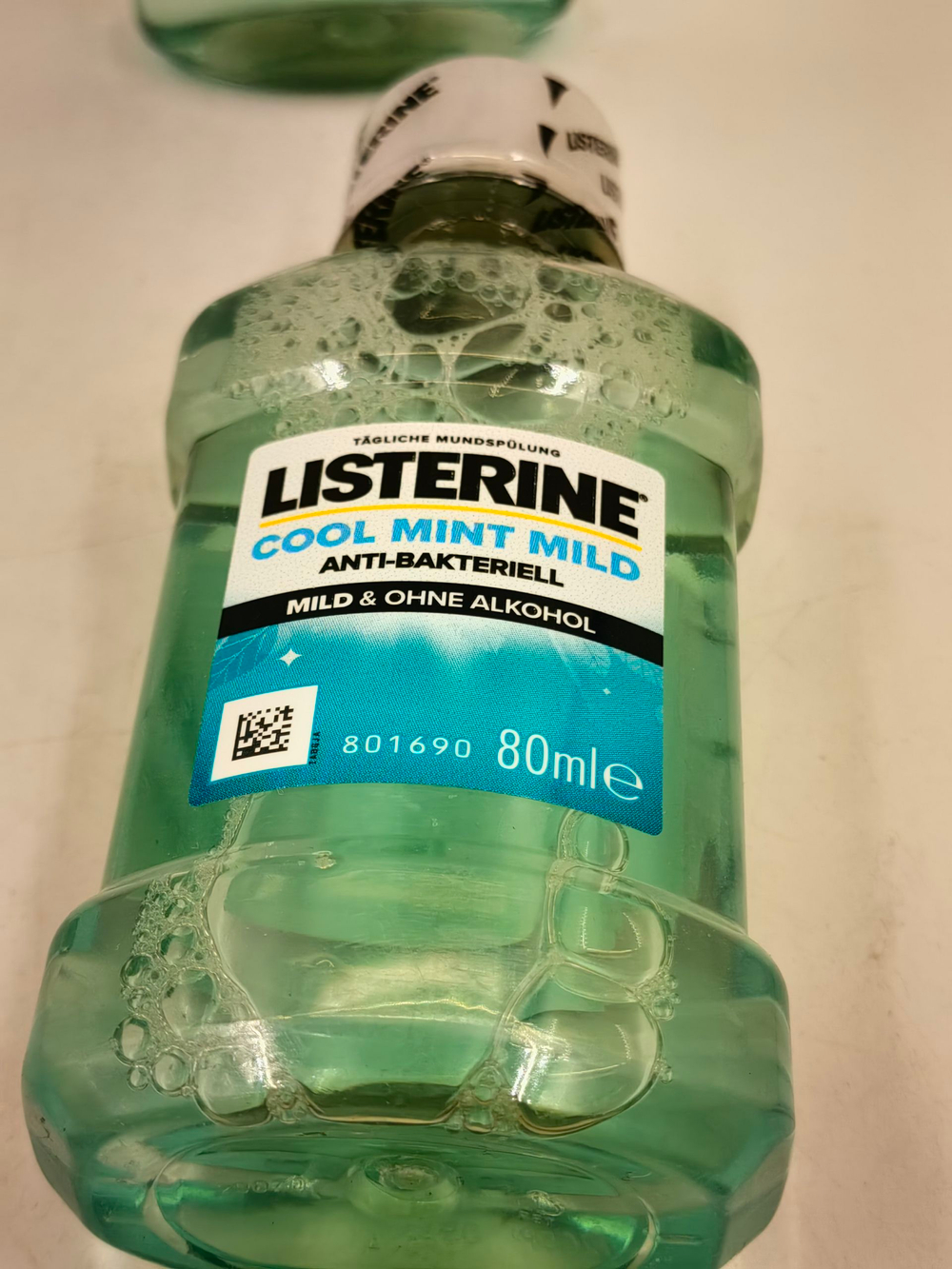 LISTERINE ополаскиватель для полости рта COOL MINT без спирта 2 шт. по 80 мл (Германия)