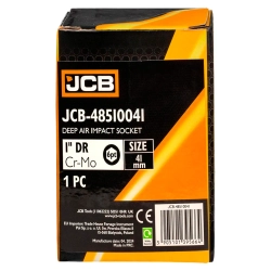 Головка ударная глубокая 41мм (6гр.), 1'' JCB JCB-48510041