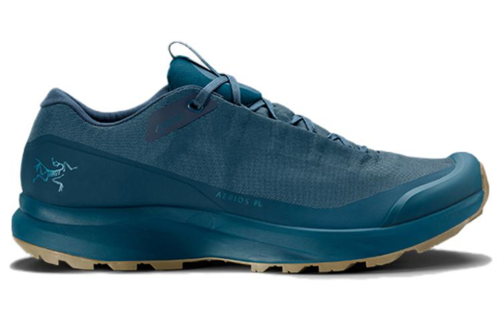 Arcteryx Aerios Fl GTX Cushioning Slip Resistant Abrasion Resistant Low top Outdoor Shoes Men"s Blue