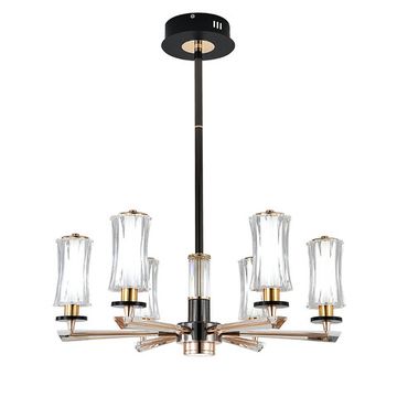 Люстра на штанге 60W 3000K-6500К V000185L 13038/6R Black черный Grandioso Indigo