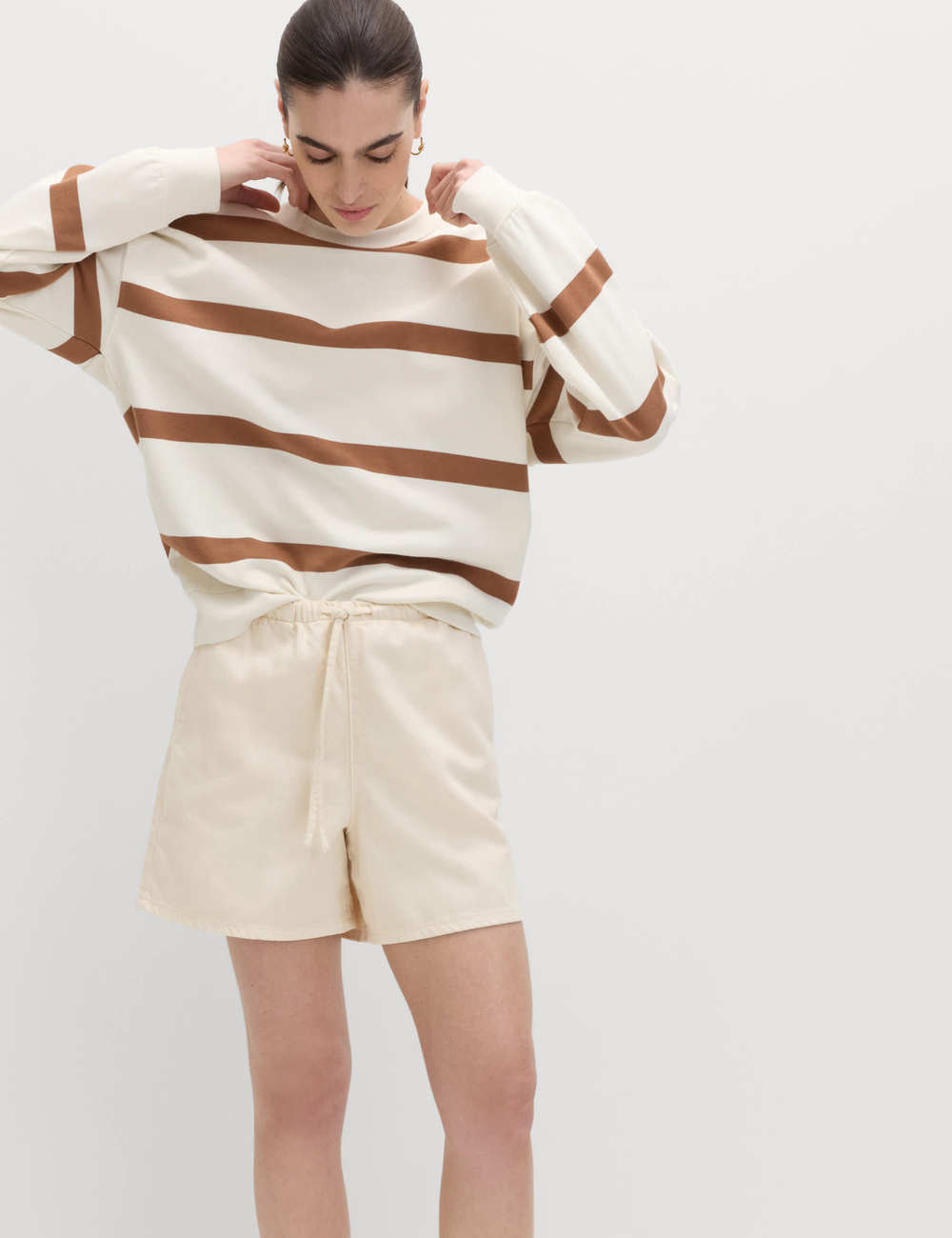 Хлопковые джинсовые шорты T57005735 - Marks & Spencer