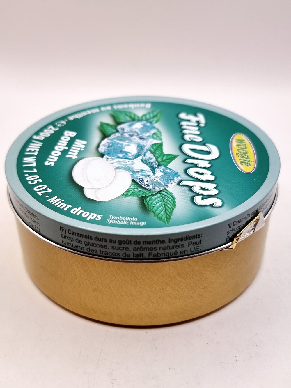 Леденцы Woogie FINE DROPS Mint Bonbons Мята 200 г (из Финляндии)