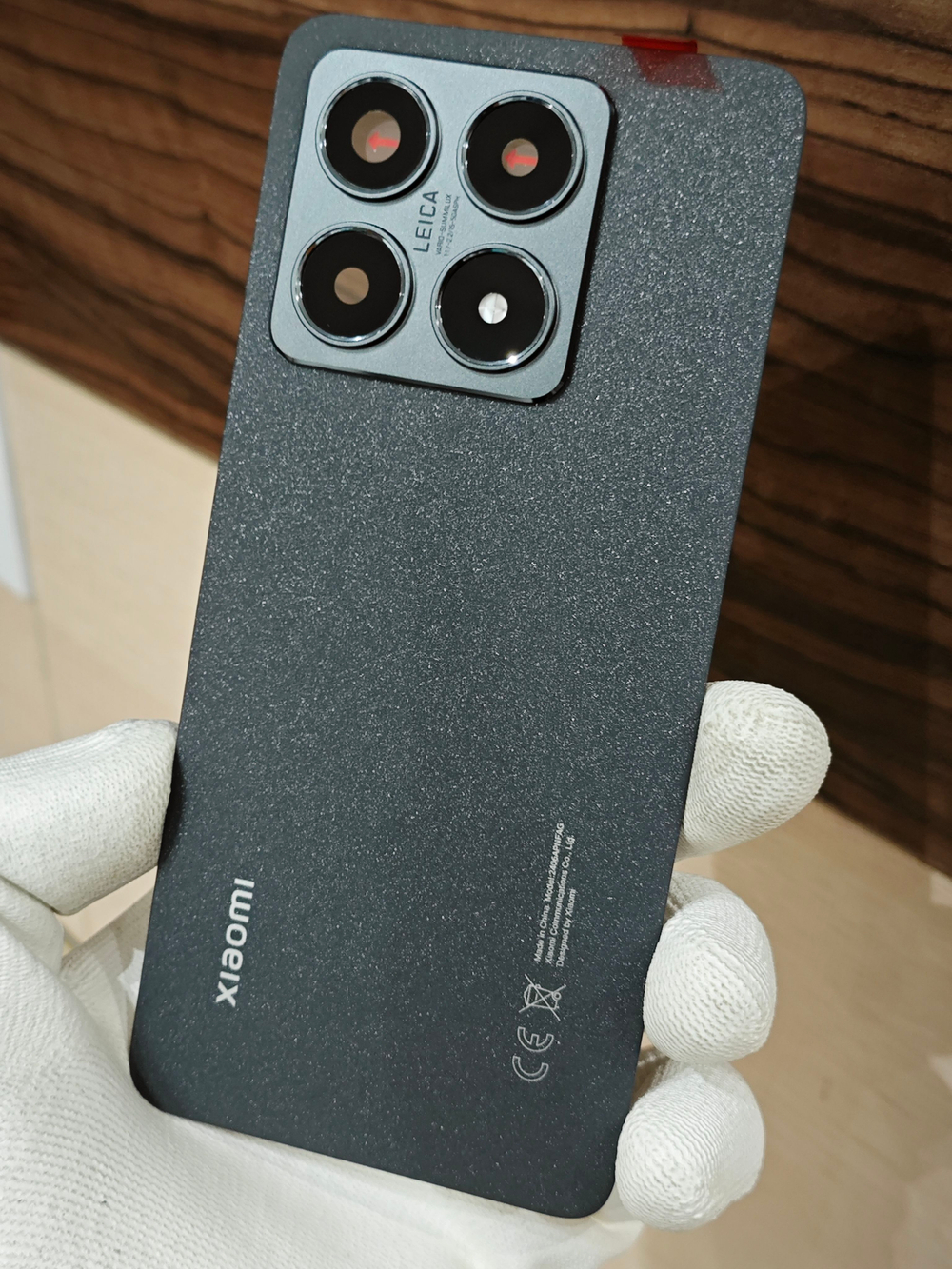 Задняя крышка ORIGINAL для Xiaomi 14T 2406APNFAG - задняя кожаная панель цвет: Зелёный / Green
