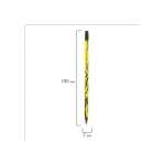 Карандаш чернографитный BRAUBERG PREMIUM TURKEY Flame, ластик 181565