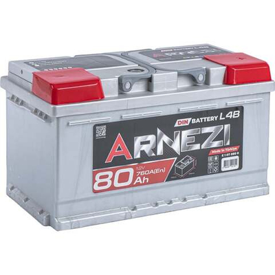 Аккумулятор ARNEZI DIN SMF 80 А/ч обратный R+ 315x175x175 L4B EN 760 А