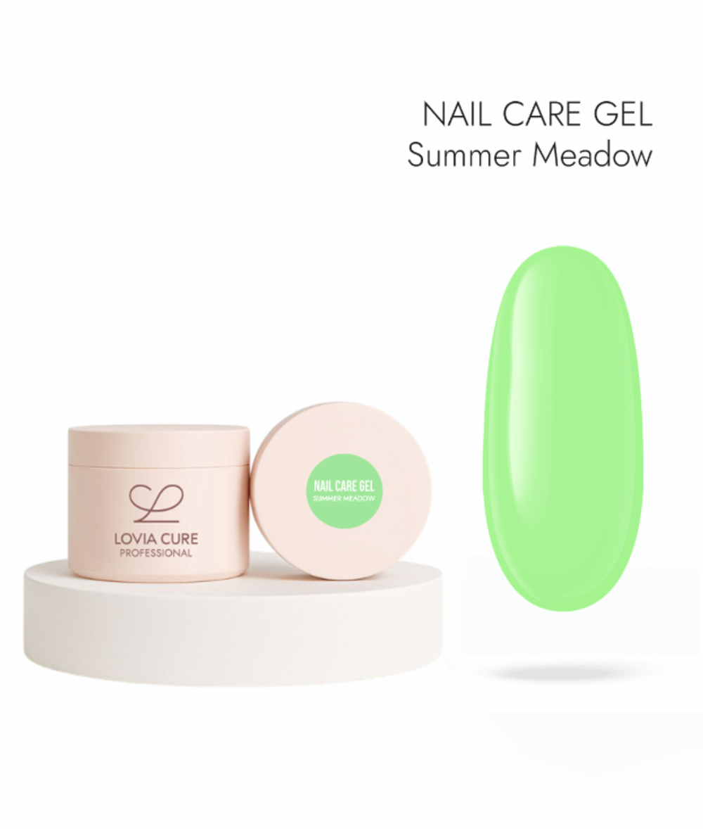 Lovia Cure Nail Care Gel Limit Summer Meadow - Гель моделирующий, 15 мл