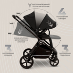 Коляска 3в1 Sweet Baby Cupola Moon Black