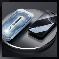 Стекло из закаленного стекла от Nillkin для iPhone 16 Pro Max, серия CP+PRO Anti-Explosion Glass Screen Protector 0.33mm, 2.5D (в комплекте ванночка для установки)
