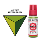 AK Interactive Rotten Green Quick Gen - контрастная акриловая краска, 18 мл